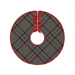 ScotsTee Shop Scottish Stinson (Stephenson Stevenson) Weathered Clan Crest Tartan Christmas Tree Skirt