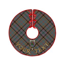 ScotsTee Shop Scottish Stinson (Stephenson Stevenson) Weathered Clan Crest Tartan Christmas Tree Skirt