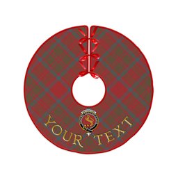 ScotsTee Shop Scottish MacKintosh Weathered Clan Crest Tartan Christmas Tree Skirt