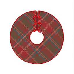 ScotsTee Shop Scottish Somerville Weathered Clan Crest Tartan Christmas Tree Skirt