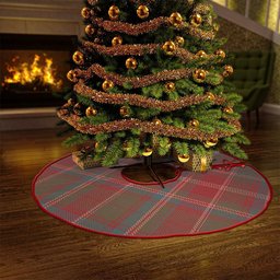 ScotsTee Shop Scottish Somerville Weathered Clan Crest Tartan Christmas Tree Skirt