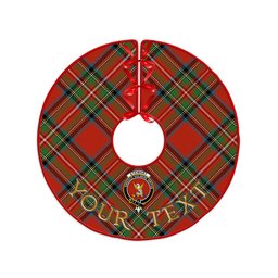 ScotsTee Shop Scottish Stewart Royal (Royal Stewart) Ancient Clan Crest Tartan Christmas Tree Skirt