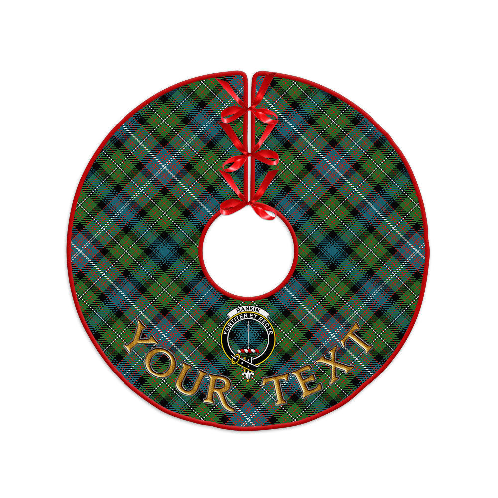 ScotsTee Shop Scottish Rankin (Dalgliesh) Ancient Clan Crest Tartan Christmas Tree Skirt