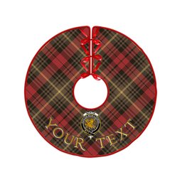ScotsTee Shop Scottish Martin Weathered Clan Crest Tartan Christmas Tree Skirt