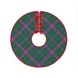 ScotsTee Shop Scottish Pitcairn Hunting Ancient Clan Crest Tartan Christmas Tree Skirt
