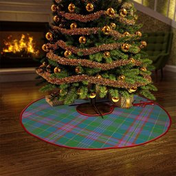 ScotsTee Shop Scottish Pitcairn Hunting Ancient Clan Crest Tartan Christmas Tree Skirt