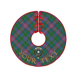 ScotsTee Shop Scottish Pitcairn Hunting Ancient Clan Crest Tartan Christmas Tree Skirt