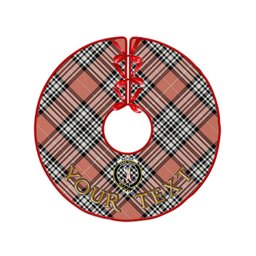 ScotsTee Shop Scottish Napier Rose Ancient Clan Crest Tartan Christmas Tree Skirt