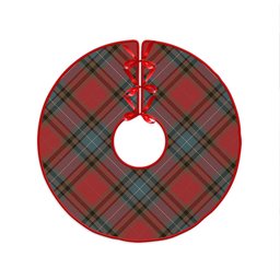ScotsTee Shop Scottish Manson Weathered Clan Crest Tartan Christmas Tree Skirt