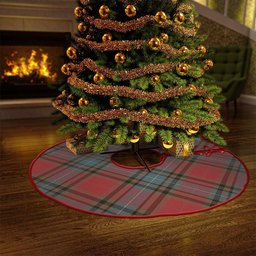 ScotsTee Shop Scottish Manson Weathered Clan Crest Tartan Christmas Tree Skirt