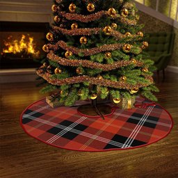 ScotsTee Shop Scottish Marjoribanks Ancient Clan Crest Tartan Christmas Tree Skirt