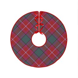 ScotsTee Shop Scottish Rattray Weathered Clan Crest Tartan Christmas Tree Skirt