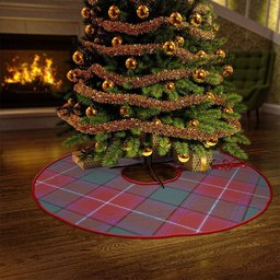 ScotsTee Shop Scottish Rattray Weathered Clan Crest Tartan Christmas Tree Skirt