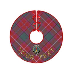 ScotsTee Shop Scottish Rattray Weathered Clan Crest Tartan Christmas Tree Skirt