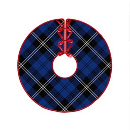 ScotsTee Shop Scottish Swan Modern Clan Crest Tartan Christmas Tree Skirt