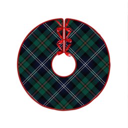 ScotsTee Shop Scottish Urquhart Modern Clan Crest Tartan Christmas Tree Skirt