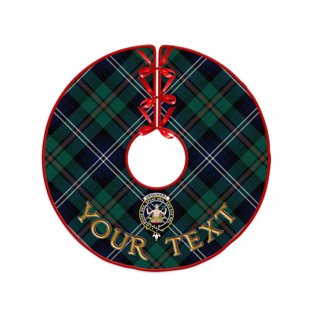 ScotsTee Shop Scottish Urquhart Modern Clan Crest Tartan Christmas Tree Skirt