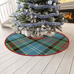 ScotsTee Shop Scottish Walkinshaw Clan Crest Tartan Christmas Tree Skirt