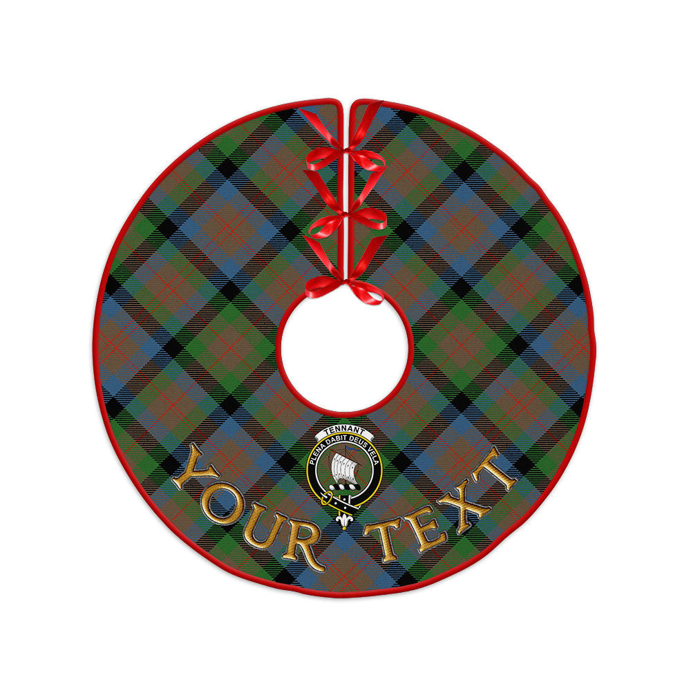 ScotsTee Shop Scottish Tennant Ancient Clan Crest Tartan Christmas Tree Skirt