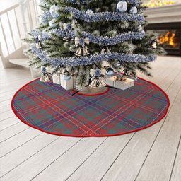 ScotsTee Shop Scottish Wilson Weathered Clan Crest Tartan Christmas Tree Skirt
