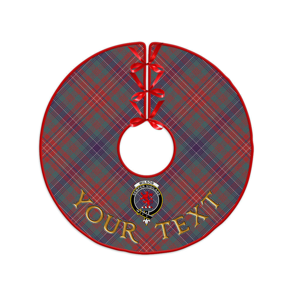 ScotsTee Shop Scottish Wilson Weathered Clan Crest Tartan Christmas Tree Skirt