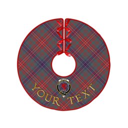 ScotsTee Shop Scottish Wilson Weathered Clan Crest Tartan Christmas Tree Skirt