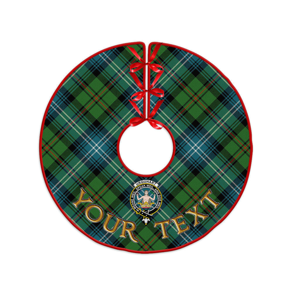 ScotsTee Shop Scottish Urquhart Ancient Clan Crest Tartan Christmas Tree Skirt