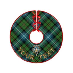 ScotsTee Shop Scottish Urquhart Ancient Clan Crest Tartan Christmas Tree Skirt
