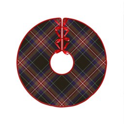 ScotsTee Shop Scottish Watt (Wate) Weathered Clan Crest Tartan Christmas Tree Skirt