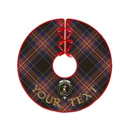 ScotsTee Shop Scottish Watt (Wate) Weathered Clan Crest Tartan Christmas Tree Skirt