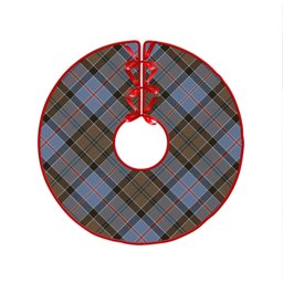 ScotsTee Shop Scottish Stirling Weathered Clan Crest Tartan Christmas Tree Skirt
