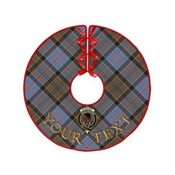 ScotsTee Shop Scottish Stirling Weathered Clan Crest Tartan Christmas Tree Skirt