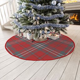 ScotsTee Shop Scottish Scott Weathered Clan Crest Tartan Christmas Tree Skirt