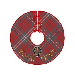 ScotsTee Shop Scottish Scott Weathered Clan Crest Tartan Christmas Tree Skirt