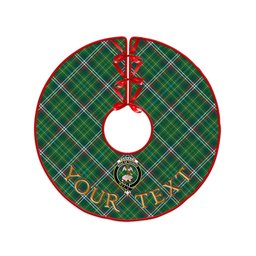 ScotsTee Shop Scottish Toshach Modern Clan Crest Tartan Christmas Tree Skirt