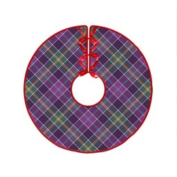 ScotsTee Shop Scottish Yule Weathered Clan Crest Tartan Christmas Tree Skirt