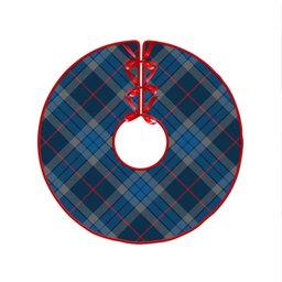 ScotsTee Shop Scottish Thorburn (Thurburn) Modern Clan Crest Tartan Christmas Tree Skirt