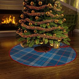 ScotsTee Shop Scottish Thorburn (Thurburn) Modern Clan Crest Tartan Christmas Tree Skirt