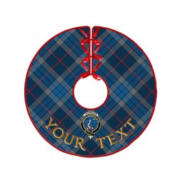 ScotsTee Shop Scottish Thorburn (Thurburn) Modern Clan Crest Tartan Christmas Tree Skirt