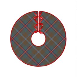 ScotsTee Shop Scottish Young Weathered Clan Crest Tartan Christmas Tree Skirt