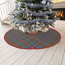 ScotsTee Shop Scottish Young Weathered Clan Crest Tartan Christmas Tree Skirt