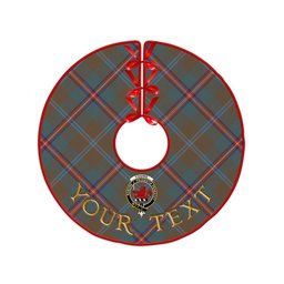 ScotsTee Shop Scottish Young Weathered Clan Crest Tartan Christmas Tree Skirt