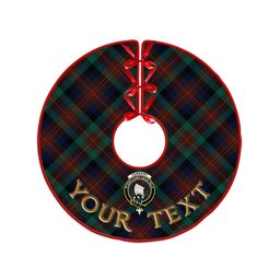 ScotsTee Shop Scottish Tennant Modern Clan Crest Tartan Christmas Tree Skirt