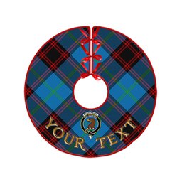 ScotsTee Shop Scottish Wedderburn Clan Crest Tartan Christmas Tree Skirt