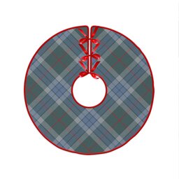 ScotsTee Shop Scottish Thorburn (Thurburn) Weathered Clan Crest Tartan Christmas Tree Skirt