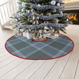 ScotsTee Shop Scottish Thorburn (Thurburn) Weathered Clan Crest Tartan Christmas Tree Skirt
