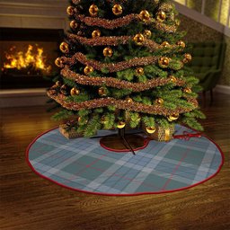 ScotsTee Shop Scottish Thorburn (Thurburn) Weathered Clan Crest Tartan Christmas Tree Skirt