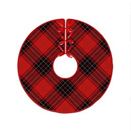 ScotsTee Shop Scottish Wemyss Modern Clan Crest Tartan Christmas Tree Skirt