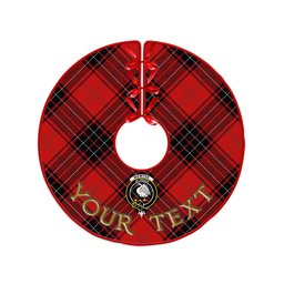 ScotsTee Shop Scottish Wemyss Modern Clan Crest Tartan Christmas Tree Skirt