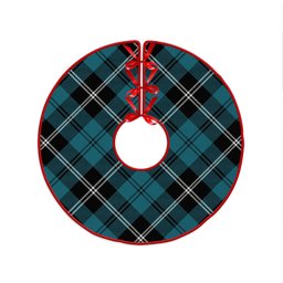 ScotsTee Shop Scottish Swan Ancient Clan Crest Tartan Christmas Tree Skirt